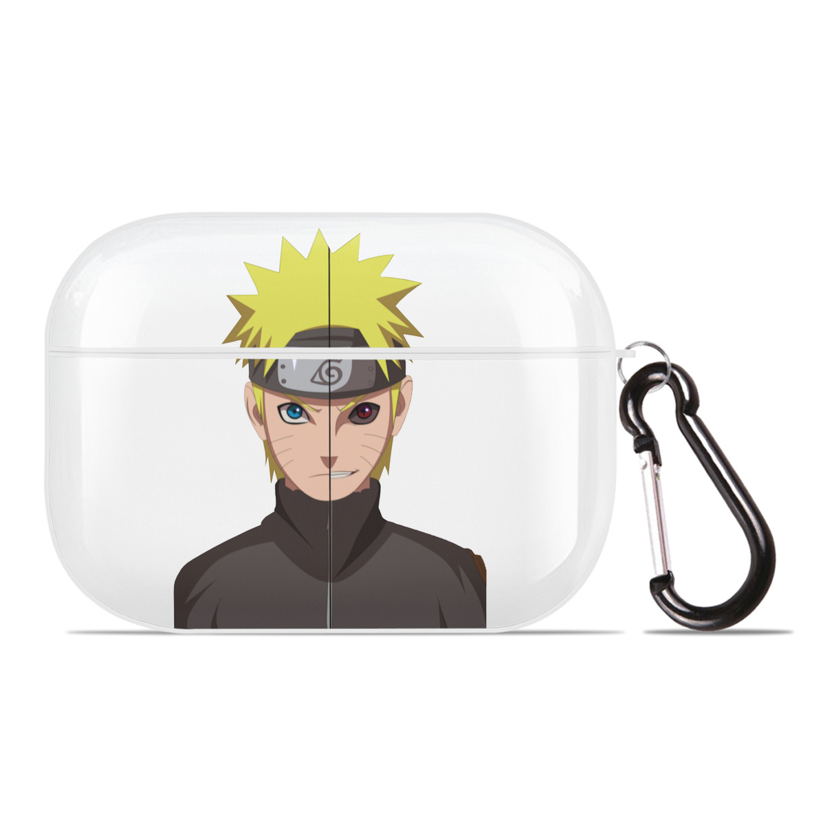（画像用） NARUTO -ナルト- うずまき ナルト Uzumaki Naruto 【AirPods Pro用】ハードシェル保護ケース 耐衝撃・防指紋・カラビナ付き商品仕様