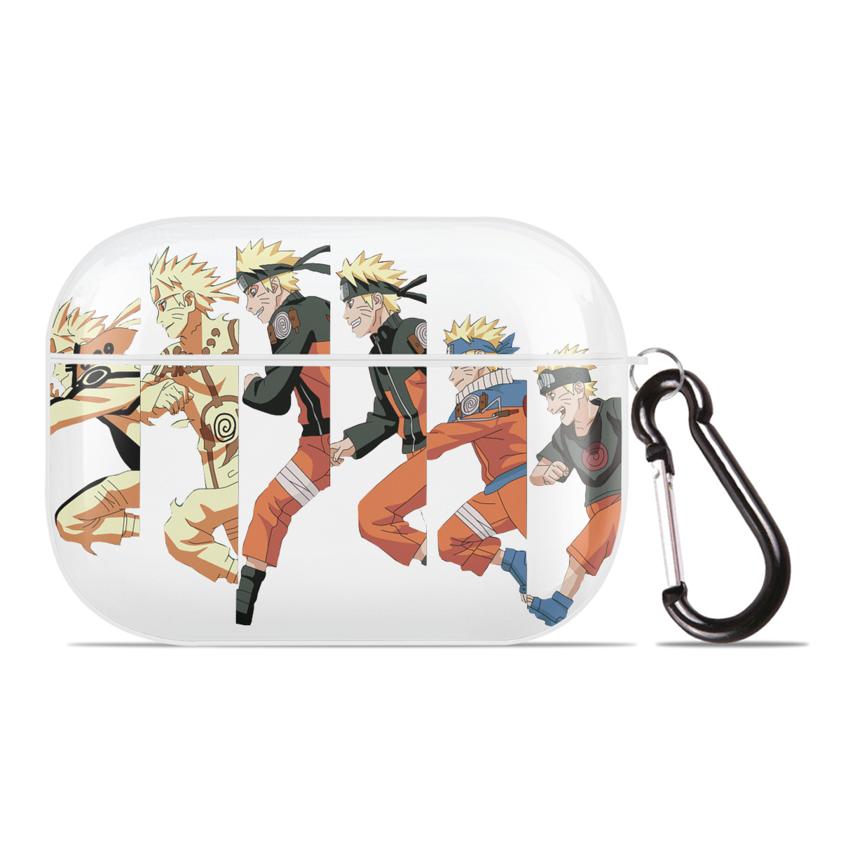 （画像用） NARUTO -ナルト- うずまき ナルト Uzumaki Naruto 【AirPods Pro用】ハードシェル保護ケース 耐衝撃・防指紋・カラビナ付き商品仕様