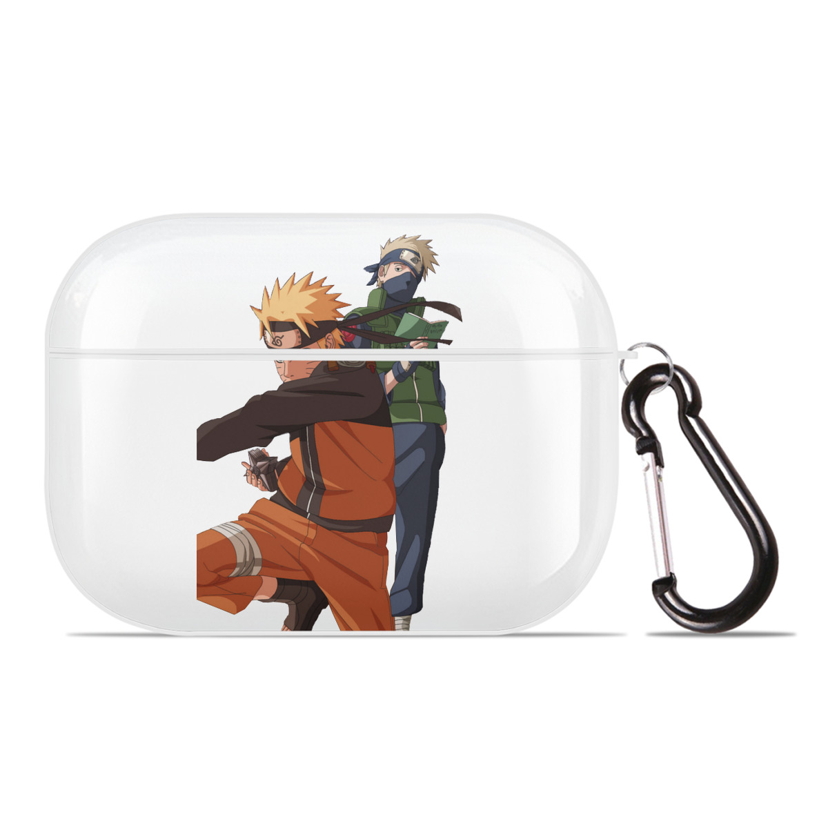（画像用） NARUTO -ナルト- うずまき ナルト Uzumaki Naruto 【AirPods Pro用】ハードシェル保護ケース 耐衝撃・防指紋・カラビナ付き商品仕様