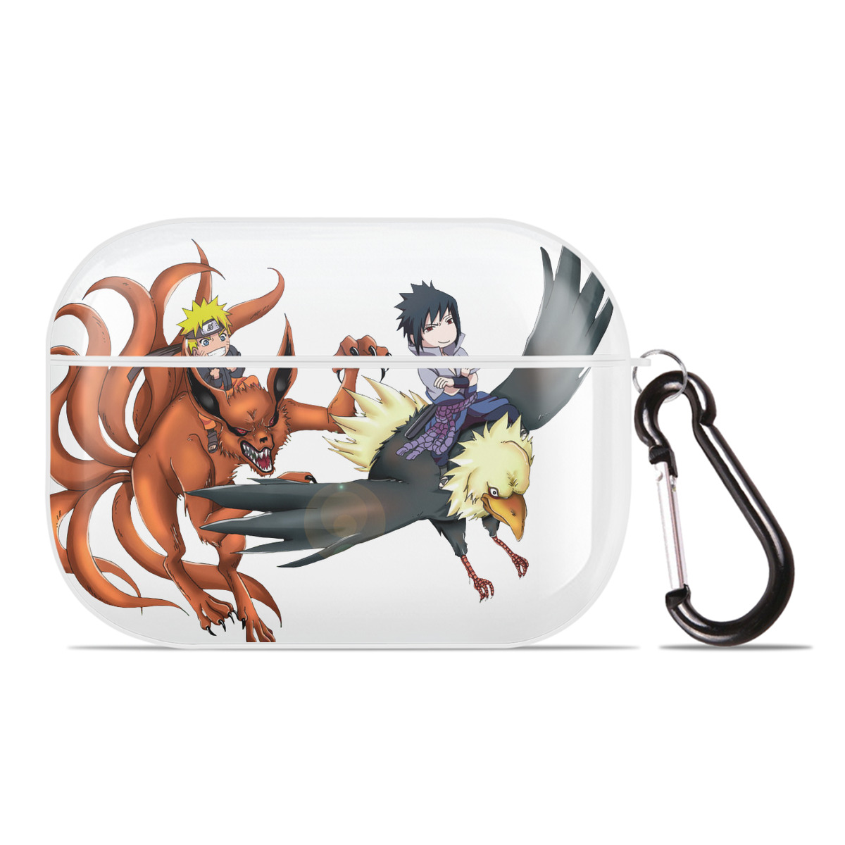 （画像用） NARUTO -ナルト- うずまき ナルト Uzumaki Naruto 【AirPods Pro用】ハードシェル保護ケース 耐衝撃・防指紋・カラビナ付き商品仕様