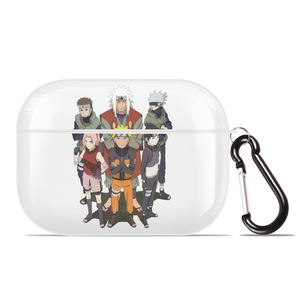 （画像用） NARUTO -ナルト- うずまき ナルト Uzumaki Naruto 【AirPods Pro用】ハードシェル保護ケース 耐衝撃・防指紋・カラビナ付き商品仕様