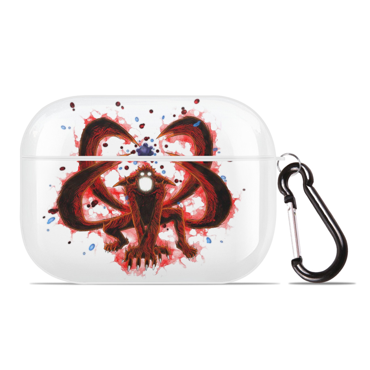 （画像用） NARUTO -ナルト- うずまき ナルト Uzumaki Naruto 【AirPods Pro用】ハードシェル保護ケース 耐衝撃・防指紋・カラビナ付き商品仕様