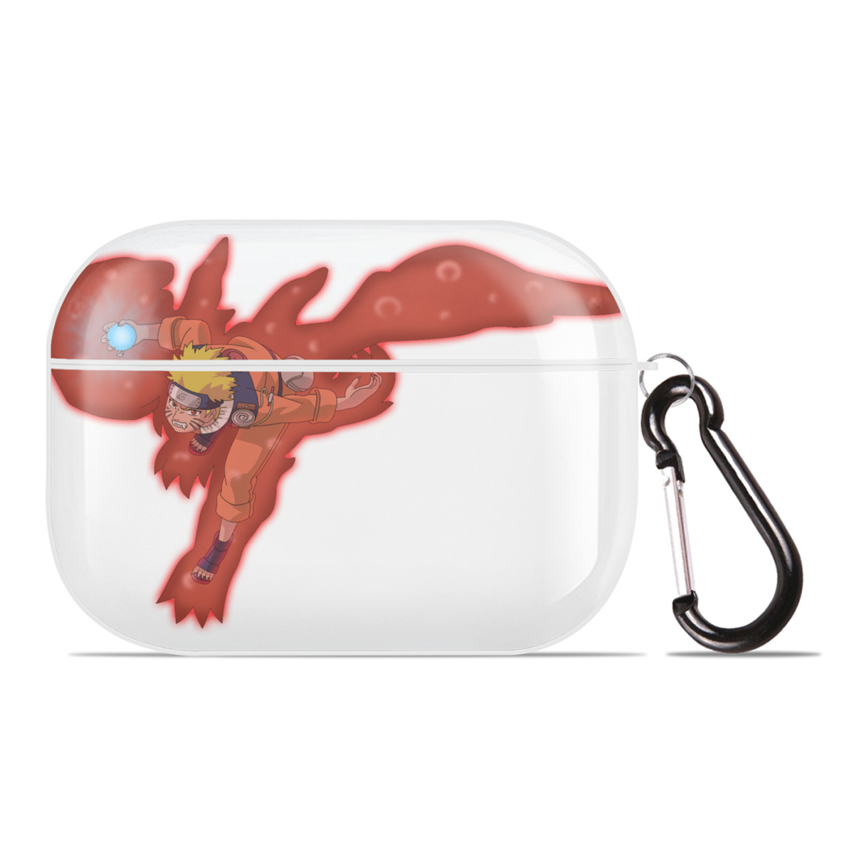 （画像用） NARUTO -ナルト- うずまき ナルト Uzumaki Naruto 【AirPods Pro用】ハードシェル保護ケース 耐衝撃・防指紋・カラビナ付き商品仕様