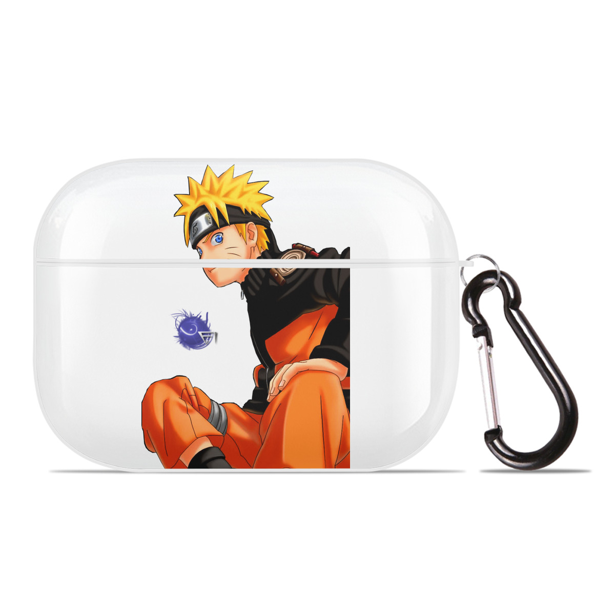 （画像用） NARUTO -ナルト- うずまき ナルト Uzumaki Naruto 【AirPods Pro用】ハードシェル保護ケース 耐衝撃・防指紋・カラビナ付き商品仕様