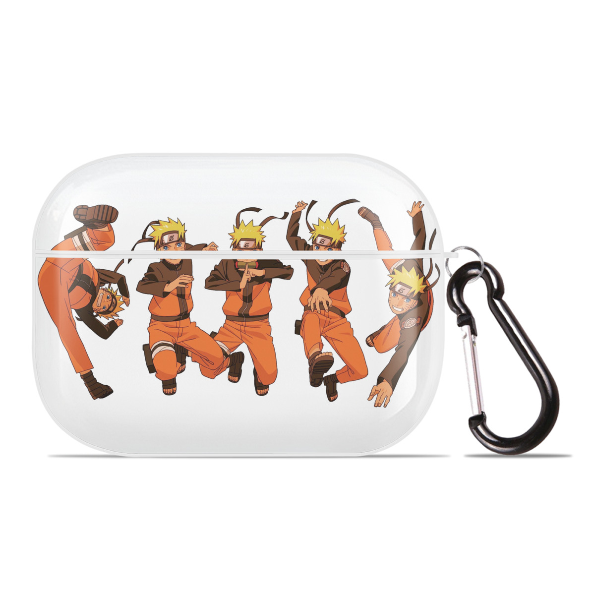 （画像用） NARUTO -ナルト- うずまき ナルト Uzumaki Naruto 【AirPods Pro用】ハードシェル保護ケース 耐衝撃・防指紋・カラビナ付き商品仕様