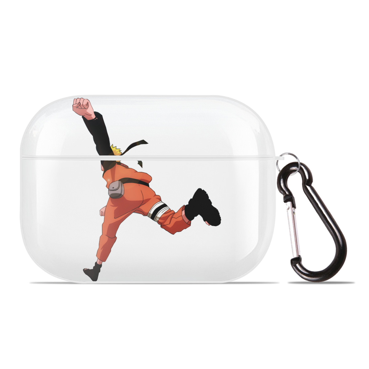 （画像用） NARUTO -ナルト- うずまき ナルト Uzumaki Naruto 【AirPods Pro用】ハードシェル保護ケース 耐衝撃・防指紋・カラビナ付き商品仕様