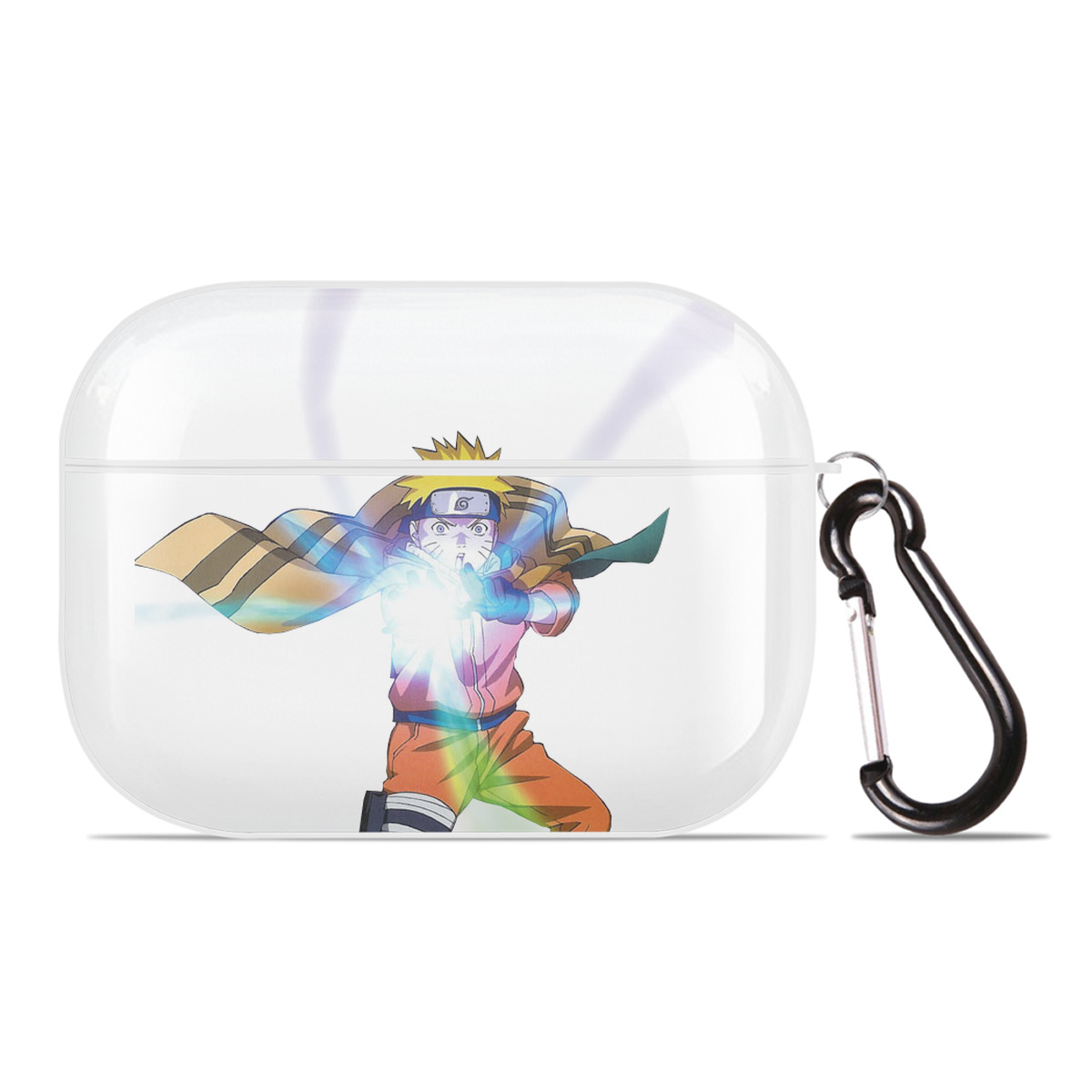 （画像用） NARUTO -ナルト- うずまき ナルト Uzumaki Naruto 【AirPods Pro用】ハードシェル保護ケース 耐衝撃・防指紋・カラビナ付き商品仕様