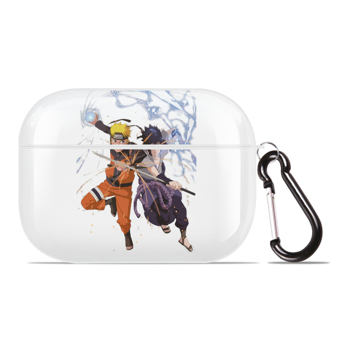 （画像用） NARUTO -ナルト- うずまき ナルト Uzumaki Naruto 【AirPods Pro用】ハードシェル保護ケース 耐衝撃・防指紋・カラビナ付き商品仕様