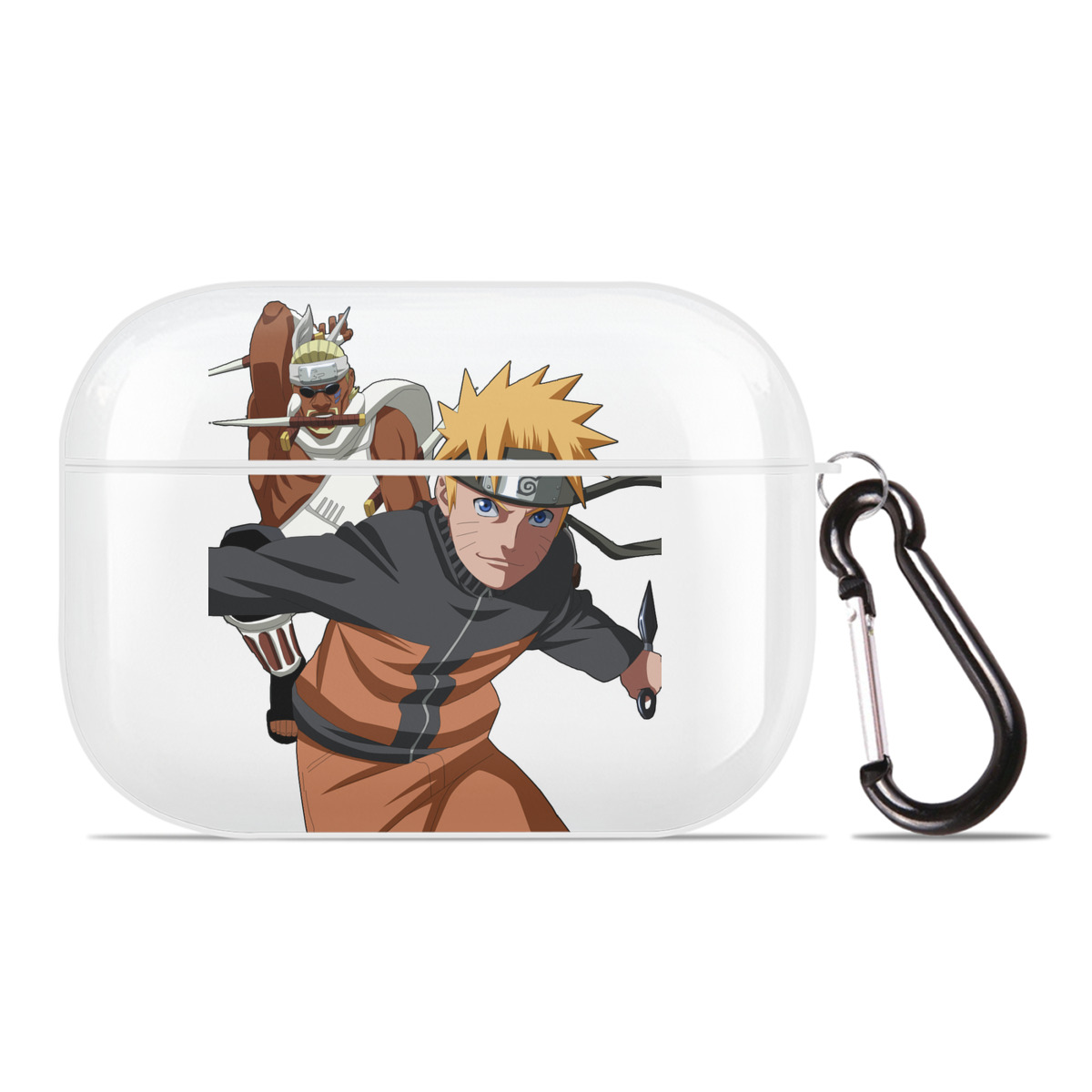 （画像用） NARUTO -ナルト- うずまき ナルト Uzumaki Naruto 【AirPods Pro用】ハードシェル保護ケース 耐衝撃・防指紋・カラビナ付き商品仕様
