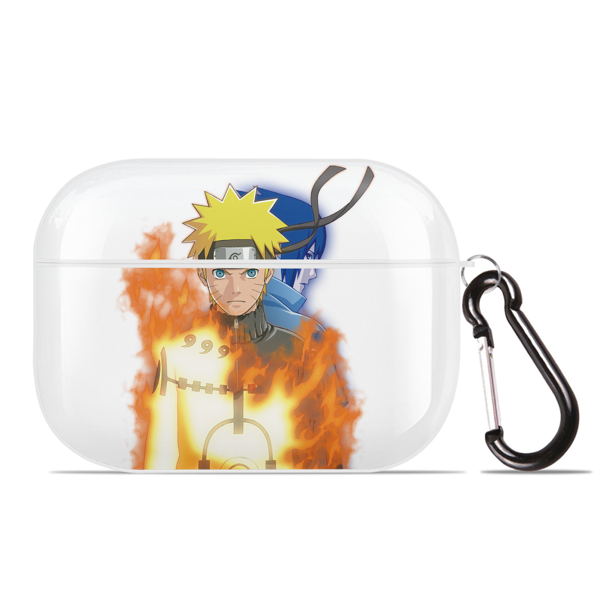 （画像用） NARUTO -ナルト- うずまき ナルト Uzumaki Naruto 【AirPods Pro用】ハードシェル保護ケース 耐衝撃・防指紋・カラビナ付き商品仕様