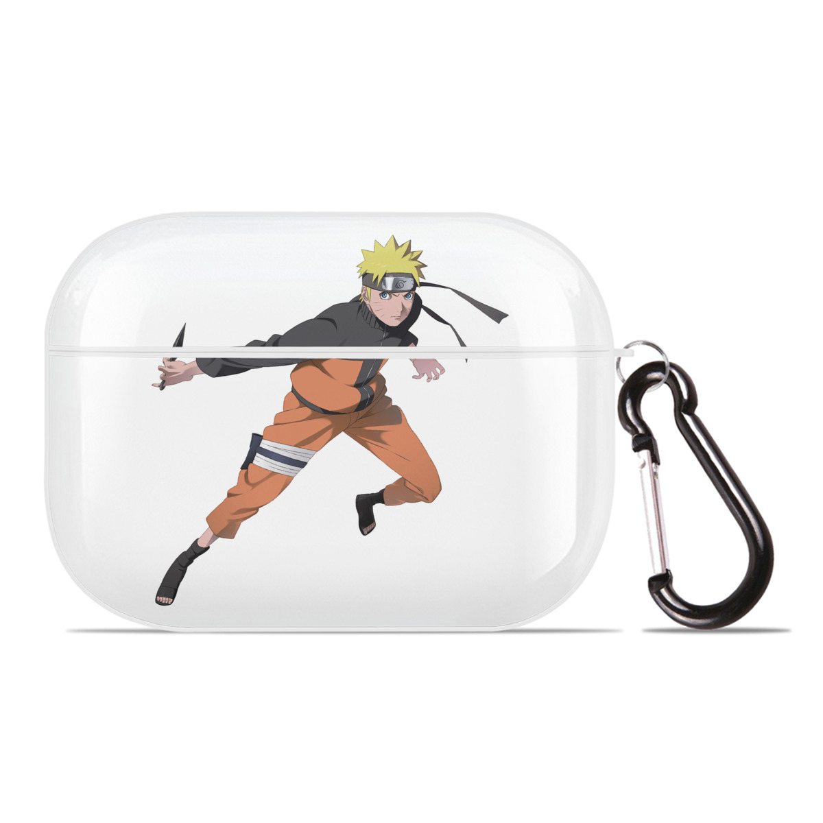 （画像用） NARUTO -ナルト- うずまき ナルト Uzumaki Naruto 【AirPods Pro用】ハードシェル保護ケース 耐衝撃・防指紋・カラビナ付き商品仕様