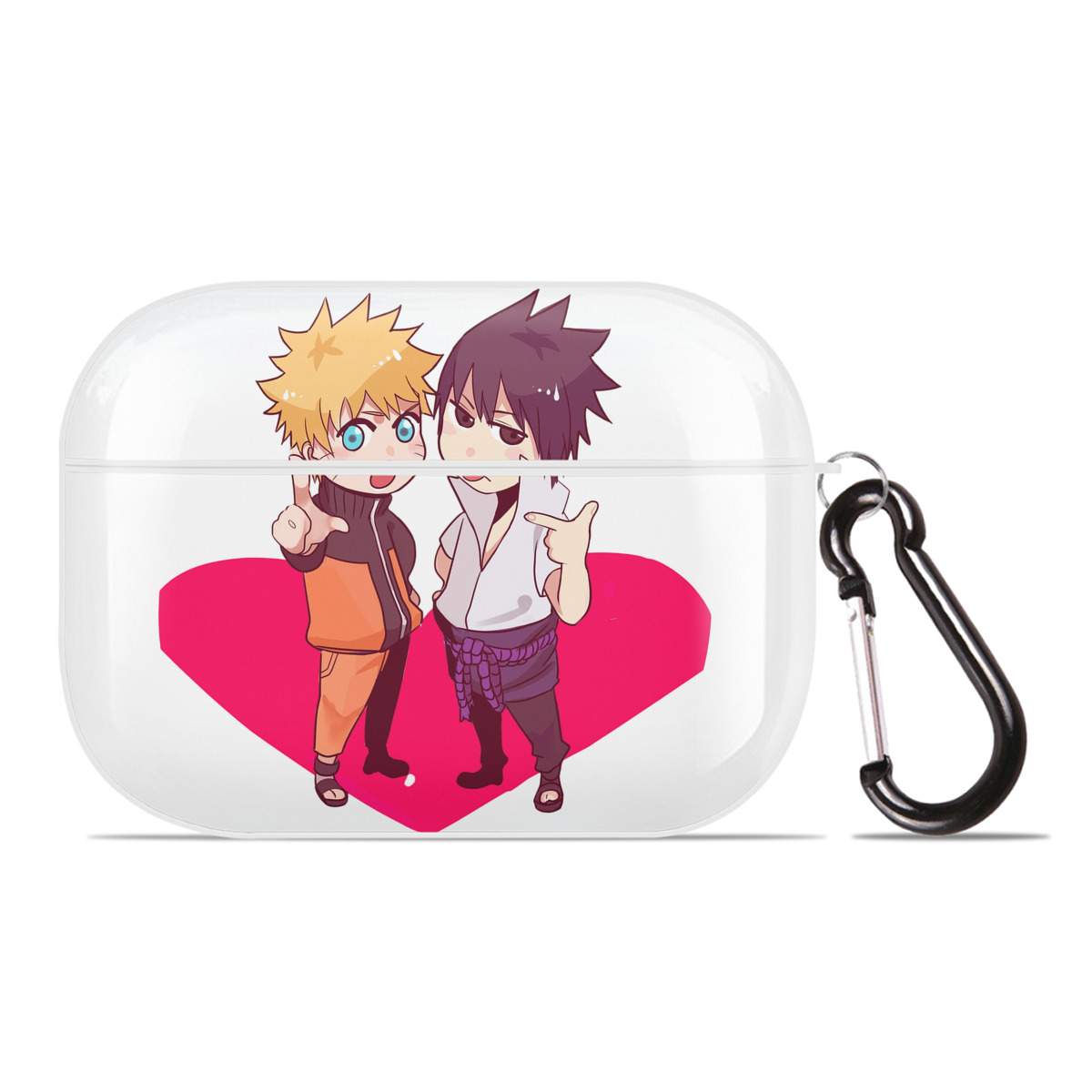 （画像用） NARUTO -ナルト- うずまき ナルト Uzumaki Naruto 【AirPods Pro用】ハードシェル保護ケース 耐衝撃・防指紋・カラビナ付き商品仕様