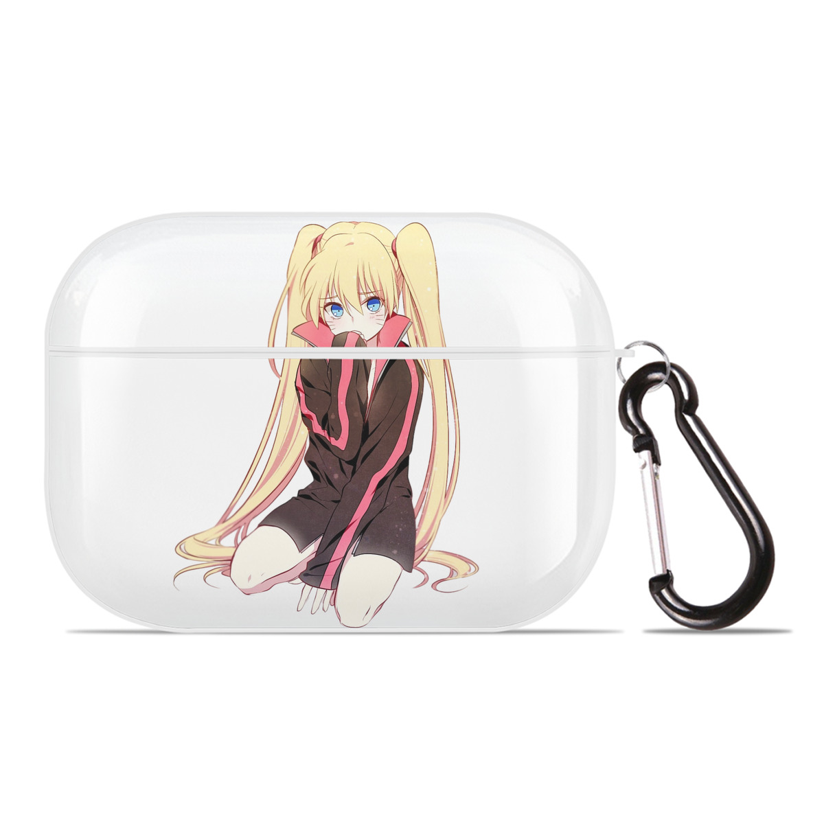 （画像用） NARUTO -ナルト- うずまき ナルト Uzumaki Naruto 【AirPods Pro用】ハードシェル保護ケース 耐衝撃・防指紋・カラビナ付き商品仕様