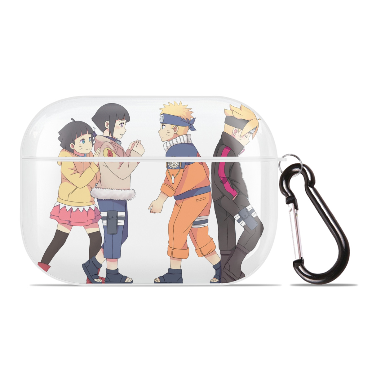 （画像用） NARUTO -ナルト- うずまき ナルト Uzumaki Naruto 【AirPods Pro用】ハードシェル保護ケース 耐衝撃・防指紋・カラビナ付き商品仕様