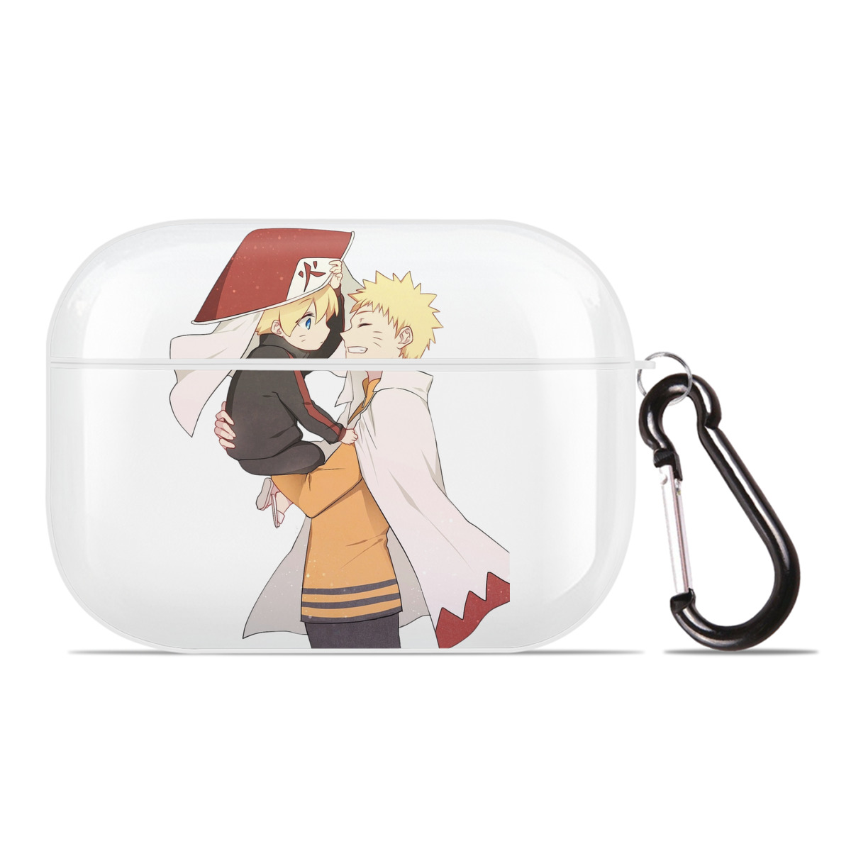 （画像用） NARUTO -ナルト- うずまき ナルト Uzumaki Naruto 【AirPods Pro用】ハードシェル保護ケース 耐衝撃・防指紋・カラビナ付き商品仕様