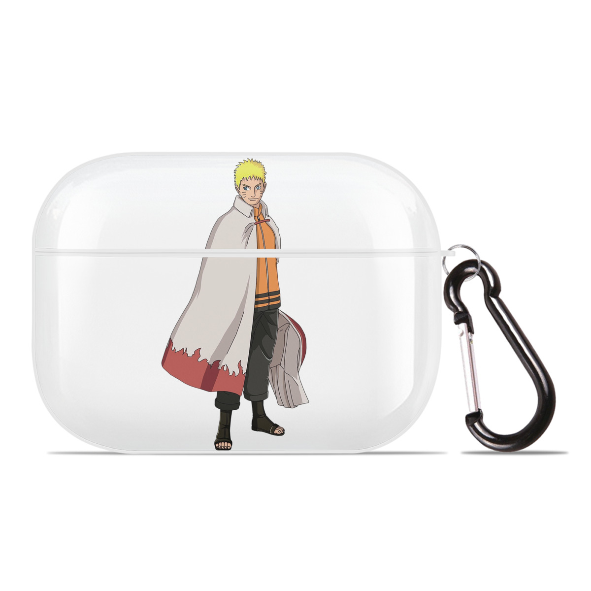 （画像用） NARUTO -ナルト- うずまき ナルト Uzumaki Naruto 【AirPods Pro用】ハードシェル保護ケース 耐衝撃・防指紋・カラビナ付き商品仕様