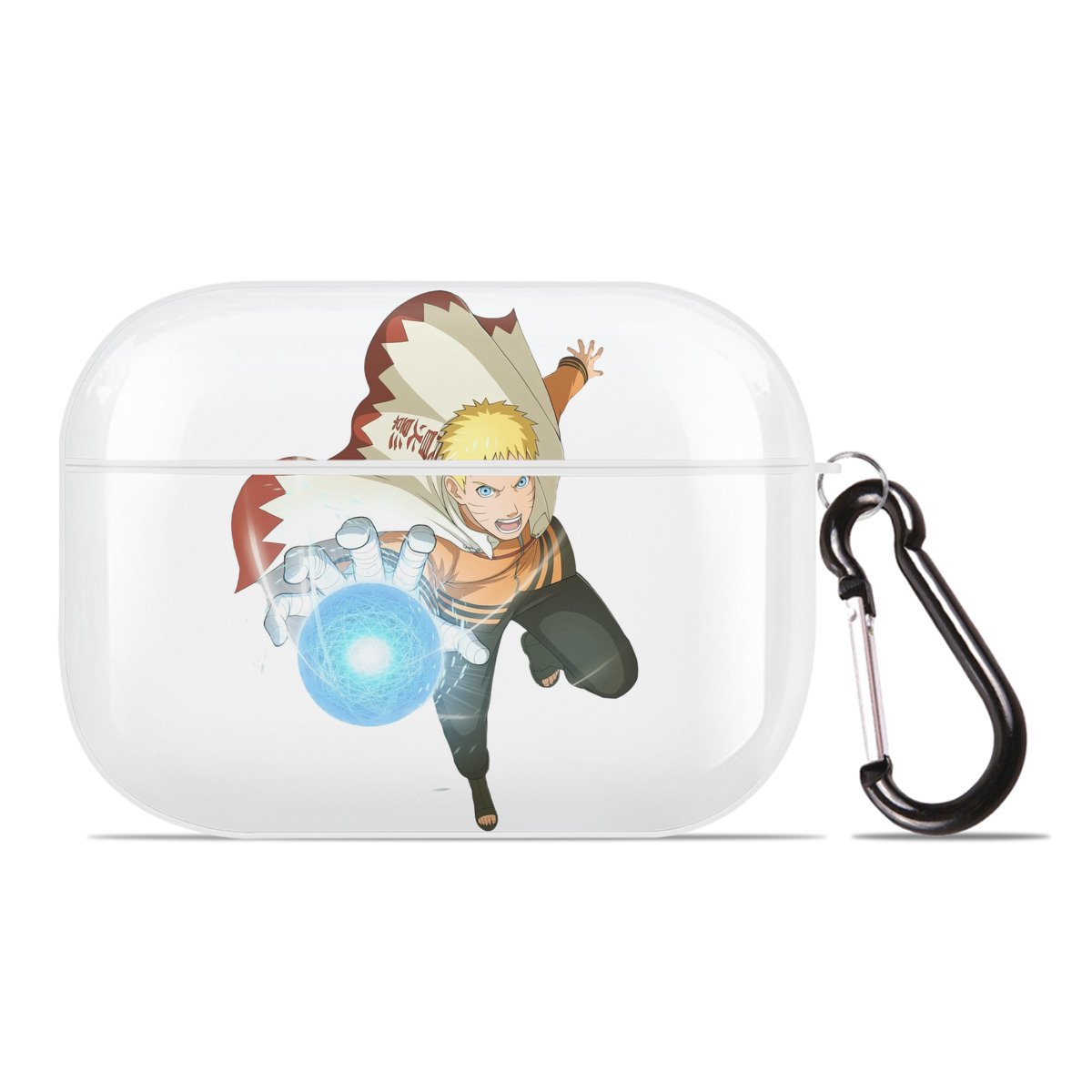 （画像用） NARUTO -ナルト- うずまき ナルト Uzumaki Naruto 【AirPods Pro用】ハードシェル保護ケース 耐衝撃・防指紋・カラビナ付き商品仕様
