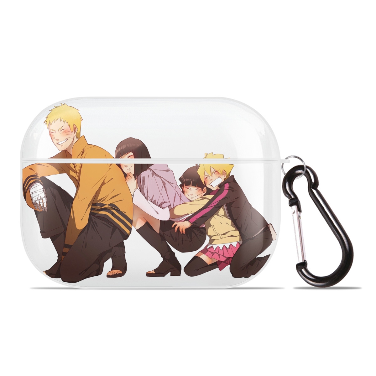 （画像用） NARUTO -ナルト- うずまき ナルト Uzumaki Naruto 【AirPods Pro用】ハードシェル保護ケース 耐衝撃・防指紋・カラビナ付き商品仕様