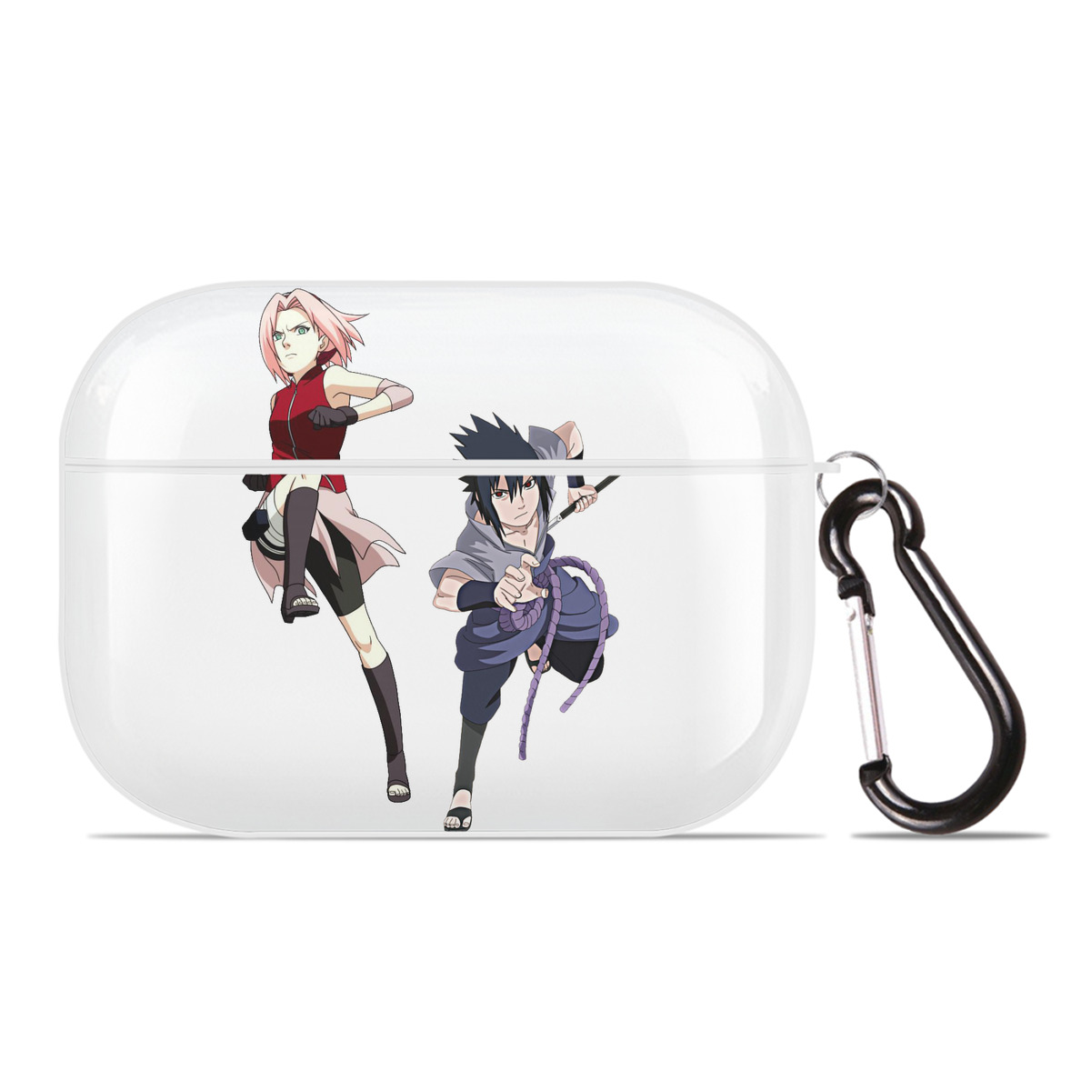 （画像用） NARUTO -ナルト- 春野サクラ Haruno Sakura 【AirPods Pro用】ハードシェル保護ケース 耐衝撃・防指紋・カラビナ付き商品仕様
