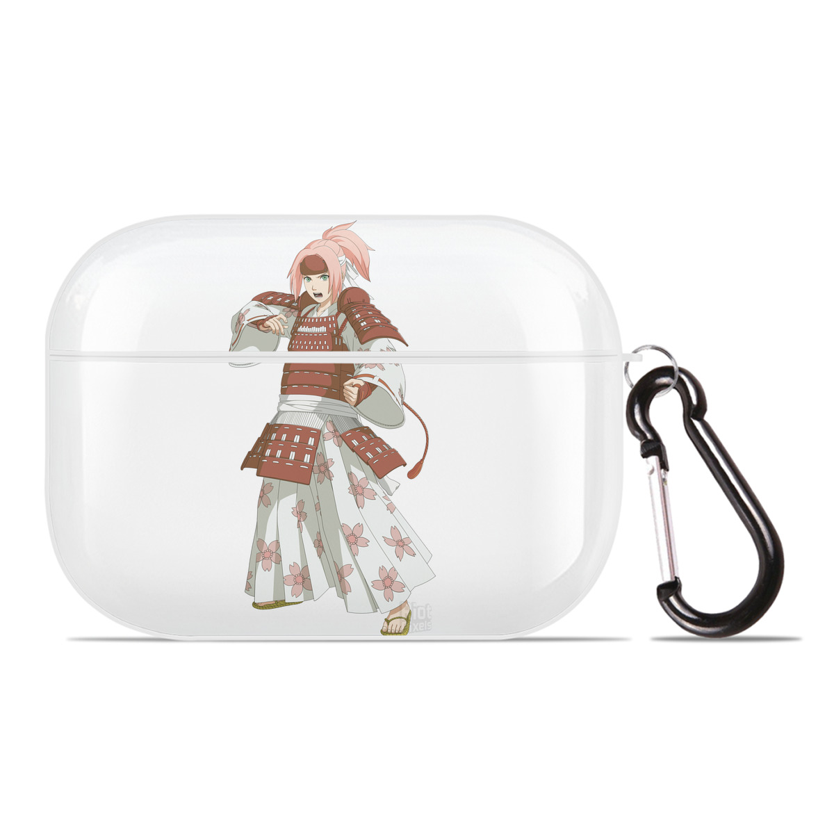 （画像用） NARUTO -ナルト- 春野サクラ Haruno Sakura 【AirPods Pro用】ハードシェル保護ケース 耐衝撃・防指紋・カラビナ付き商品仕様