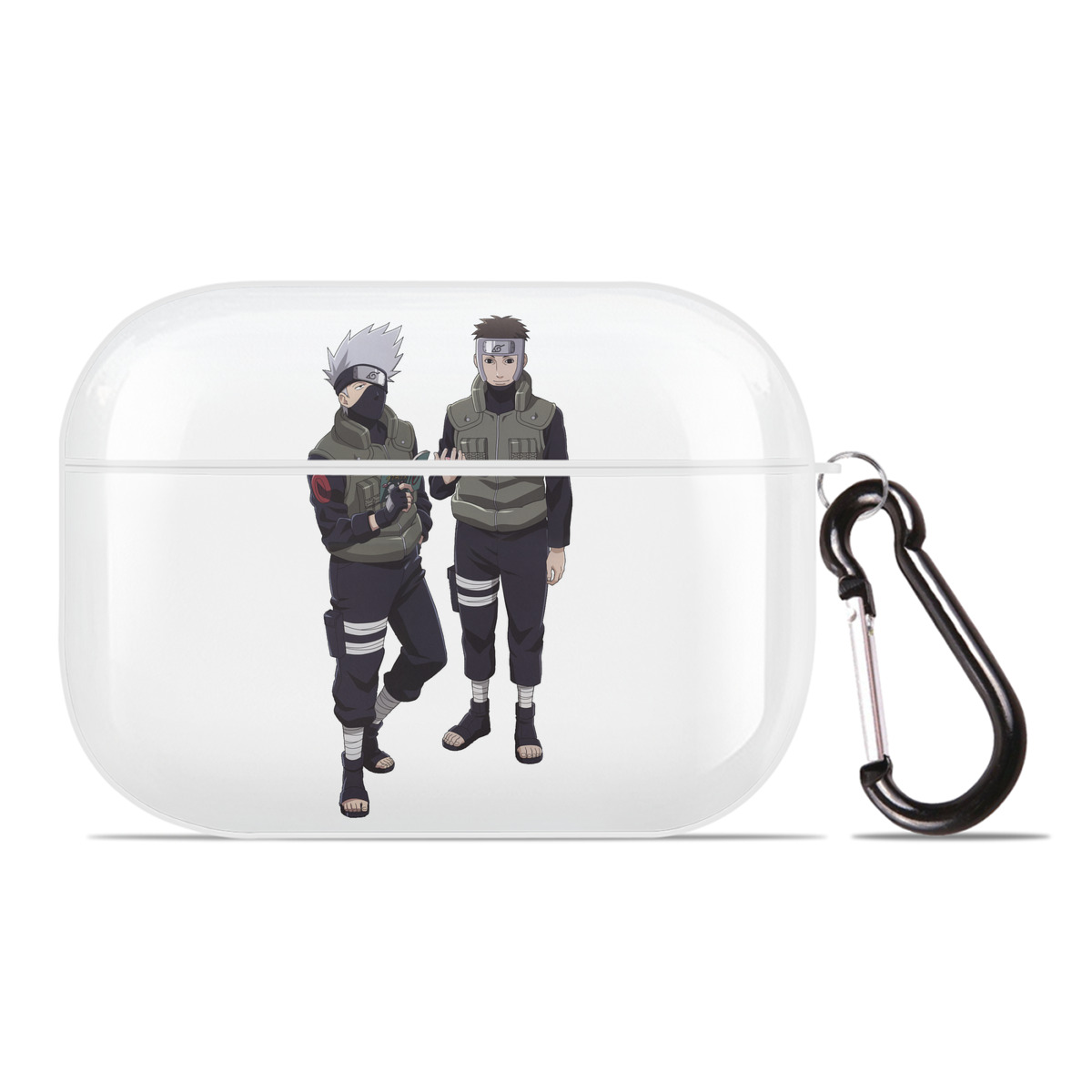 （画像用） NARUTO -ナルト- はたけ カカシ Hatake Kakashi 【AirPods Pro用】ハードシェル保護ケース 耐衝撃・防指紋・カラビナ付き商品仕様