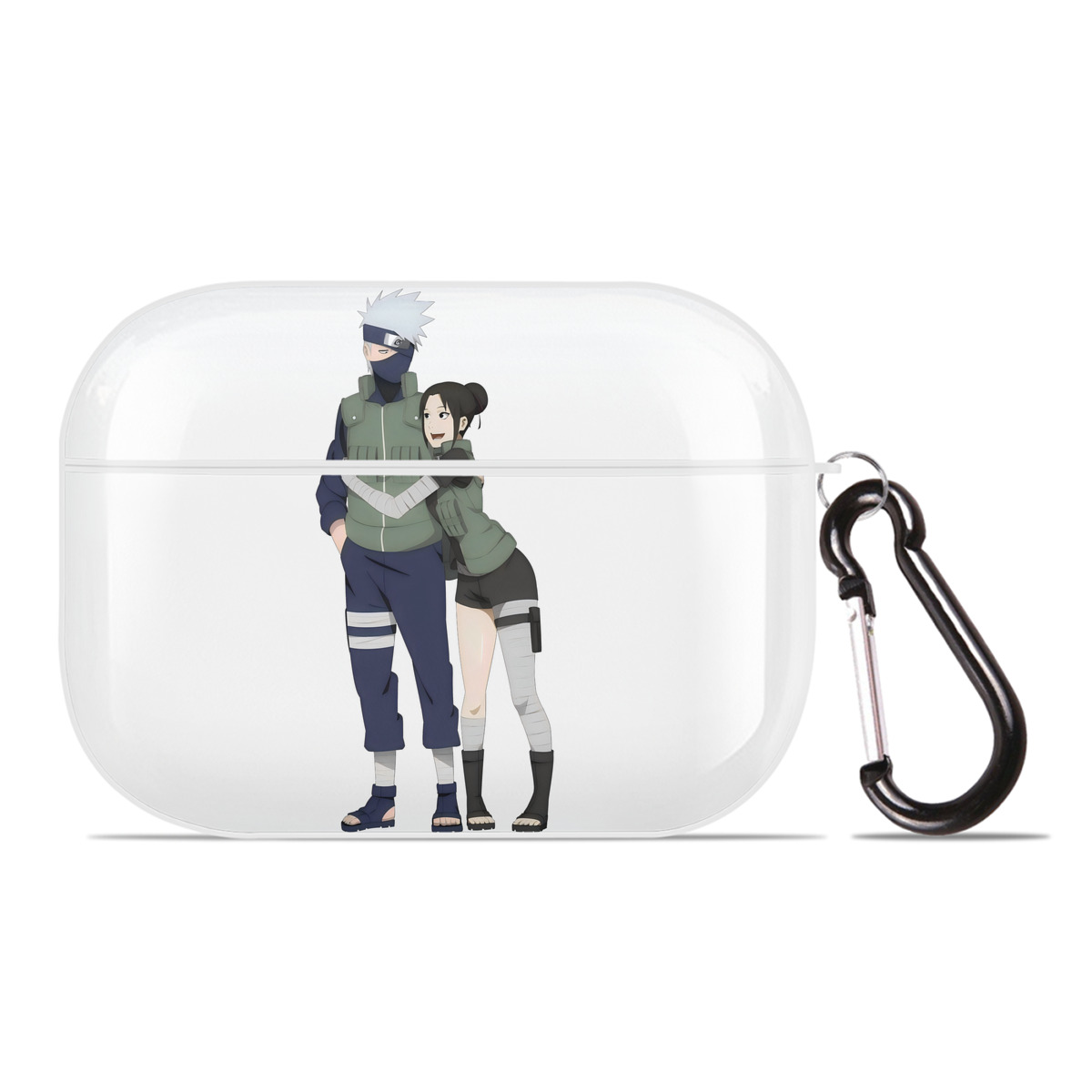 （画像用） NARUTO -ナルト- はたけ カカシ Hatake Kakashi 【AirPods Pro用】ハードシェル保護ケース 耐衝撃・防指紋・カラビナ付き商品仕様