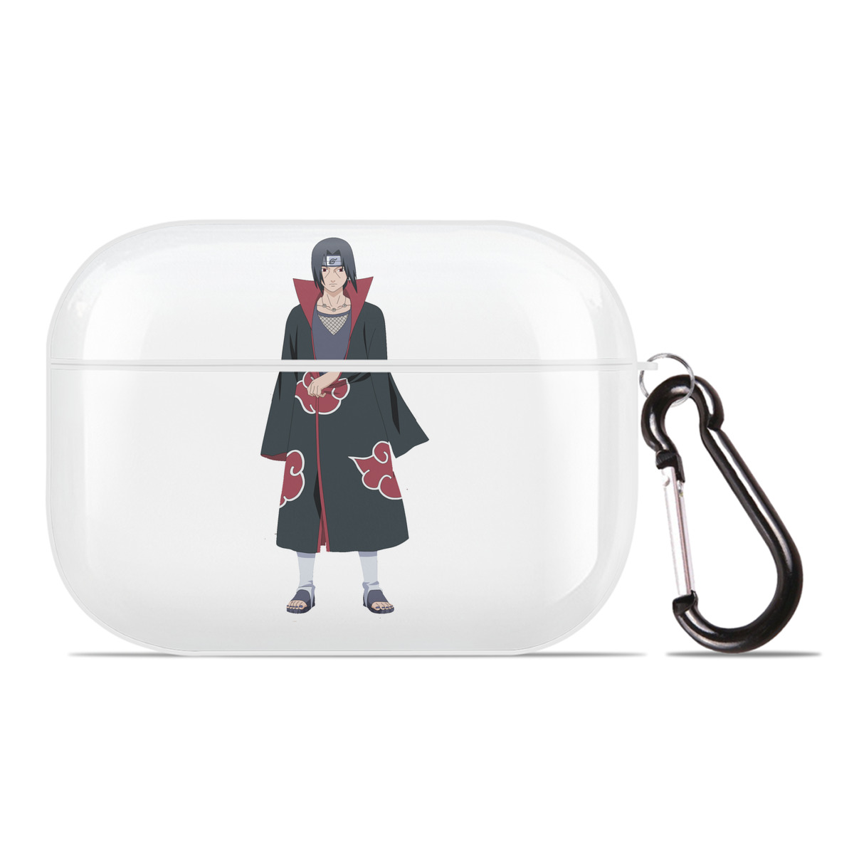 （画像用） NARUTO -ナルト- うちは イタチ Uchiha Itachi 【AirPods Pro用】ハードシェル保護ケース 耐衝撃・防指紋・カラビナ付き商品仕様