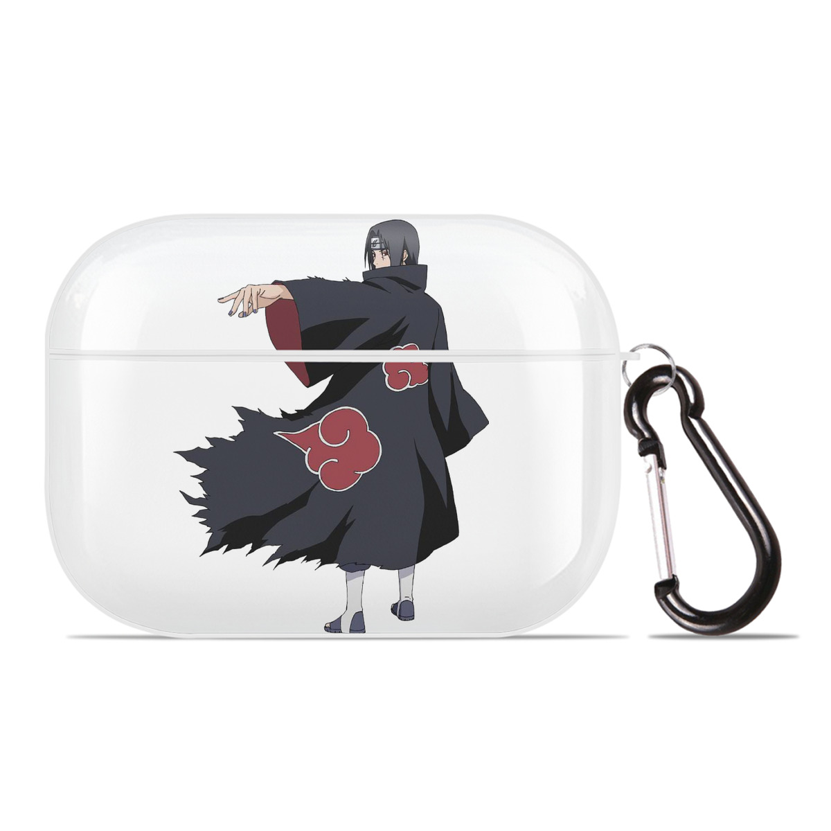（画像用） NARUTO -ナルト- うちは イタチ Uchiha Itachi 【AirPods Pro用】ハードシェル保護ケース 耐衝撃・防指紋・カラビナ付き商品仕様