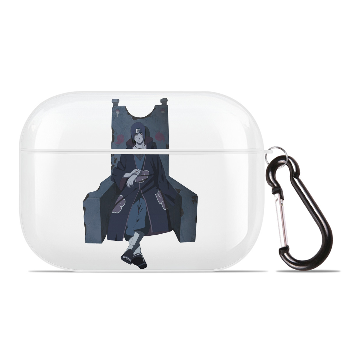 （画像用） NARUTO -ナルト- うちは イタチ Uchiha Itachi 【AirPods Pro用】ハードシェル保護ケース 耐衝撃・防指紋・カラビナ付き商品仕様