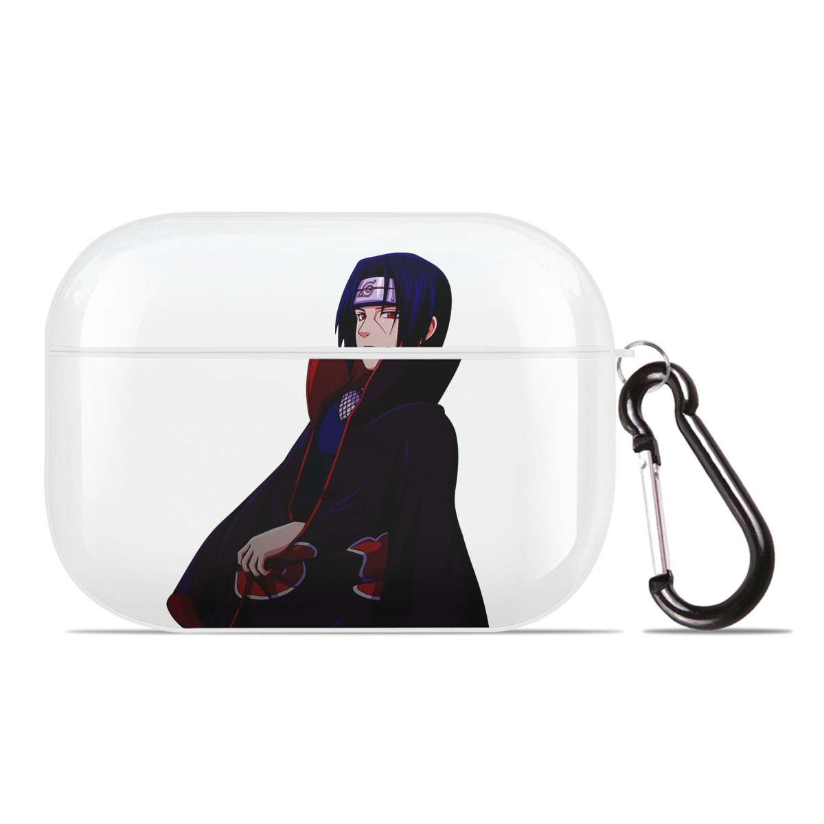 （画像用） NARUTO -ナルト- うちは イタチ Uchiha Itachi 【AirPods Pro用】ハードシェル保護ケース 耐衝撃・防指紋・カラビナ付き商品仕様