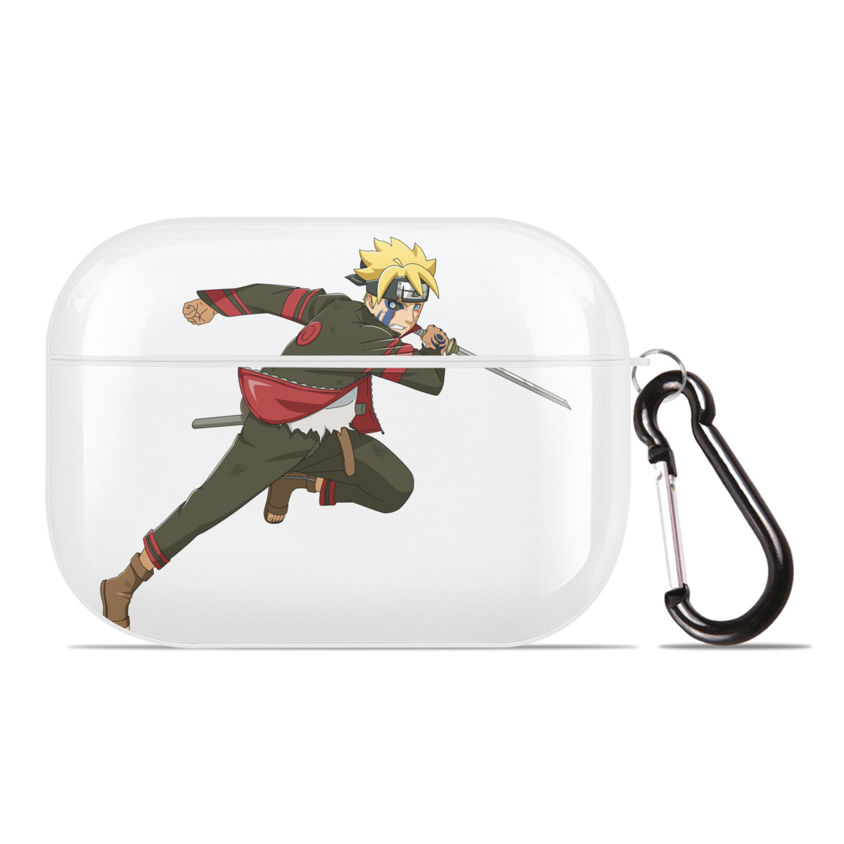 （画像用） NARUTO -ナルト- うずまき ボルト Uzumaki Boruto 【AirPods Pro用】ハードシェル保護ケース 耐衝撃・防指紋・カラビナ付き商品仕様