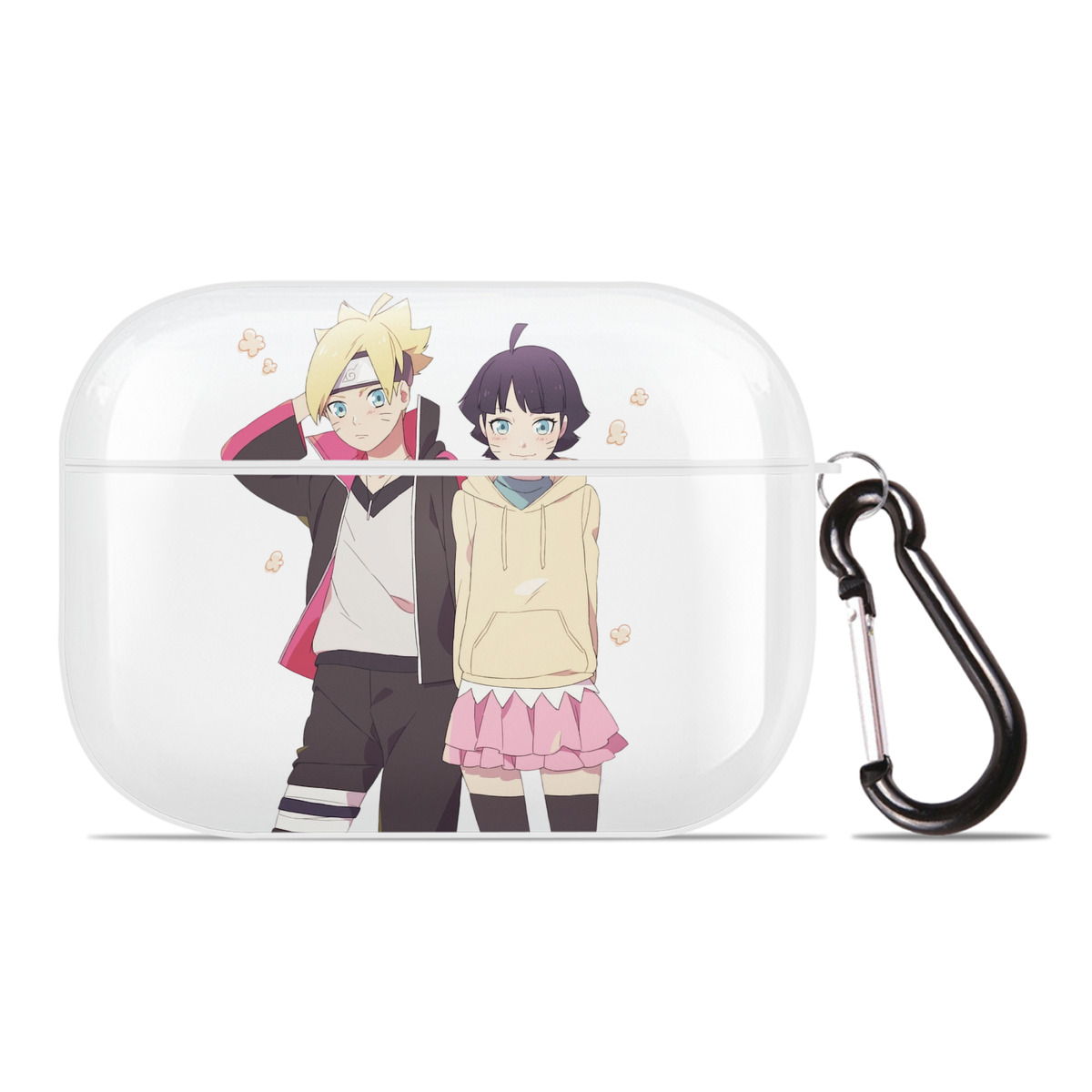 （画像用） NARUTO -ナルト- うずまき ボルト Uzumaki Boruto 【AirPods Pro用】ハードシェル保護ケース 耐衝撃・防指紋・カラビナ付き商品仕様