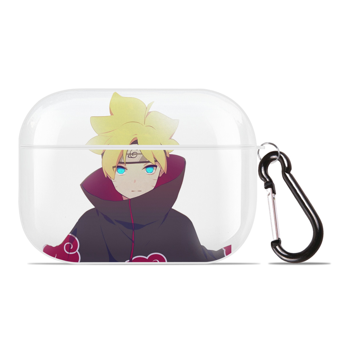 （画像用） NARUTO -ナルト- うずまき ボルト Uzumaki Boruto 【AirPods Pro用】ハードシェル保護ケース 耐衝撃・防指紋・カラビナ付き商品仕様