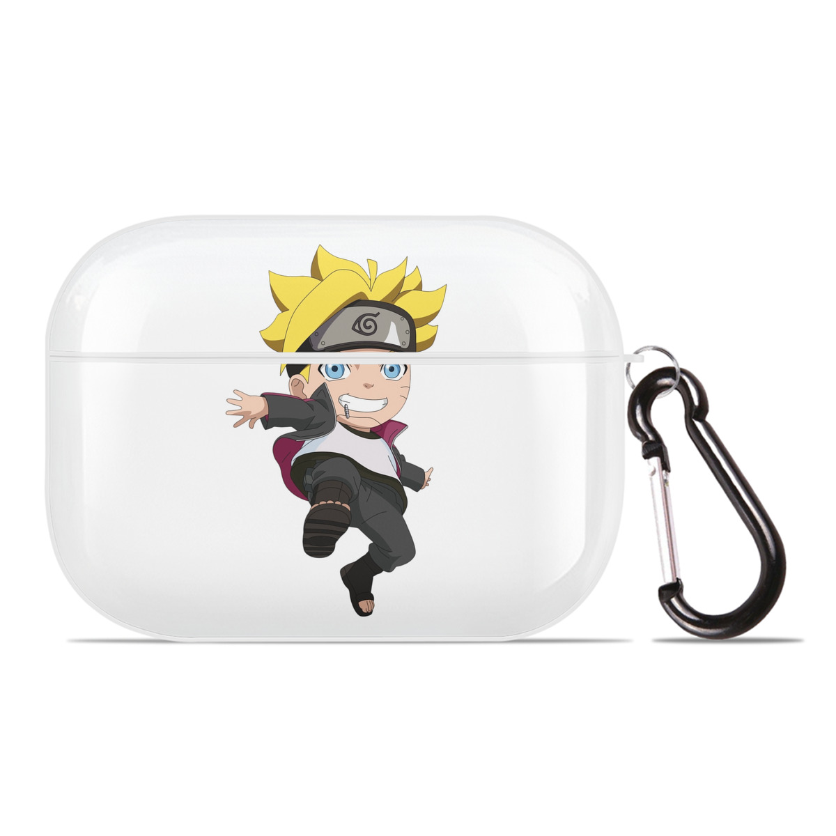 （画像用） NARUTO -ナルト- うずまき ボルト Uzumaki Boruto 【AirPods Pro用】ハードシェル保護ケース 耐衝撃・防指紋・カラビナ付き商品仕様