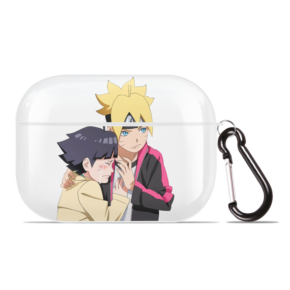 （画像用） NARUTO -ナルト- うずまき ボルト Uzumaki Boruto 【AirPods Pro用】ハードシェル保護ケース 耐衝撃・防指紋・カラビナ付き商品仕様