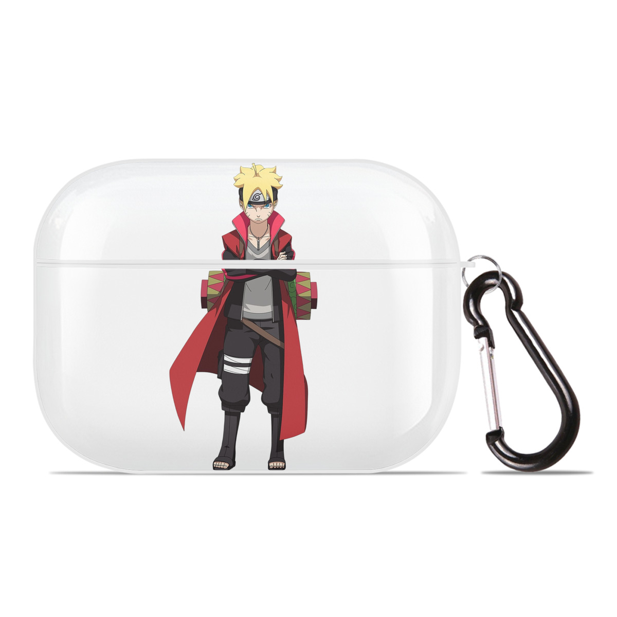 （画像用） NARUTO -ナルト- うずまき ボルト Uzumaki Boruto 【AirPods Pro用】ハードシェル保護ケース 耐衝撃・防指紋・カラビナ付き商品仕様