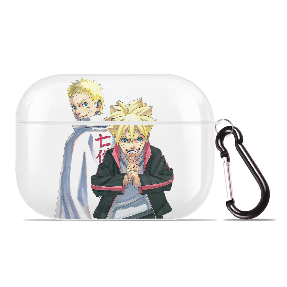 （画像用） NARUTO -ナルト- うずまき ボルト Uzumaki Boruto 【AirPods Pro用】ハードシェル保護ケース 耐衝撃・防指紋・カラビナ付き商品仕様