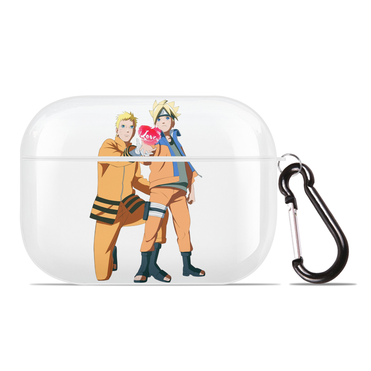 （画像用） NARUTO -ナルト- うずまき ボルト Uzumaki Boruto 【AirPods Pro用】ハードシェル保護ケース 耐衝撃・防指紋・カラビナ付き商品仕様