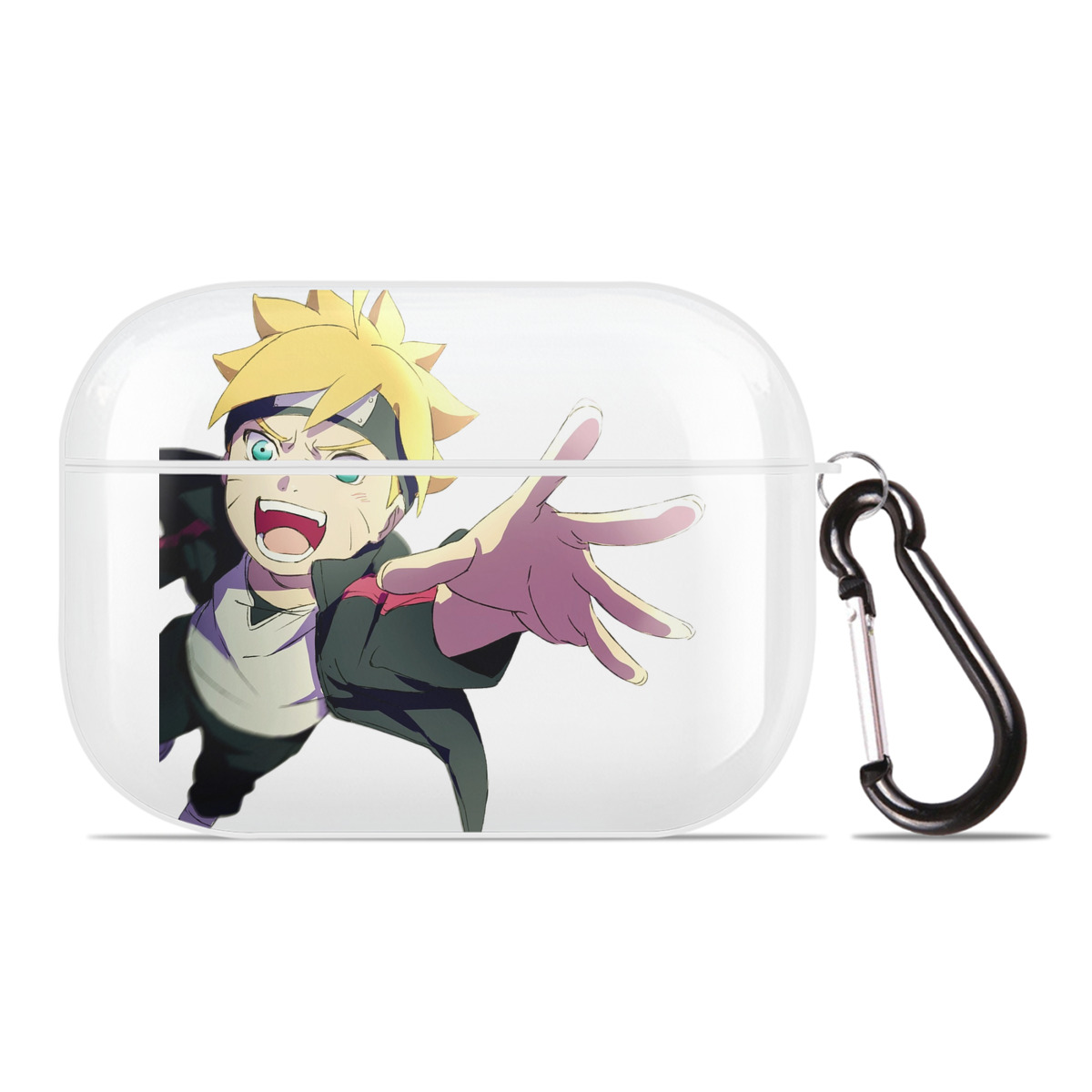 （画像用） NARUTO -ナルト- うずまき ボルト Uzumaki Boruto 【AirPods Pro用】ハードシェル保護ケース 耐衝撃・防指紋・カラビナ付き商品仕様