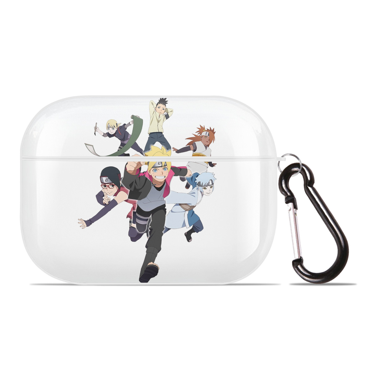 （画像用） NARUTO -ナルト- うずまき ボルト Uzumaki Boruto 【AirPods Pro用】ハードシェル保護ケース 耐衝撃・防指紋・カラビナ付き商品仕様
