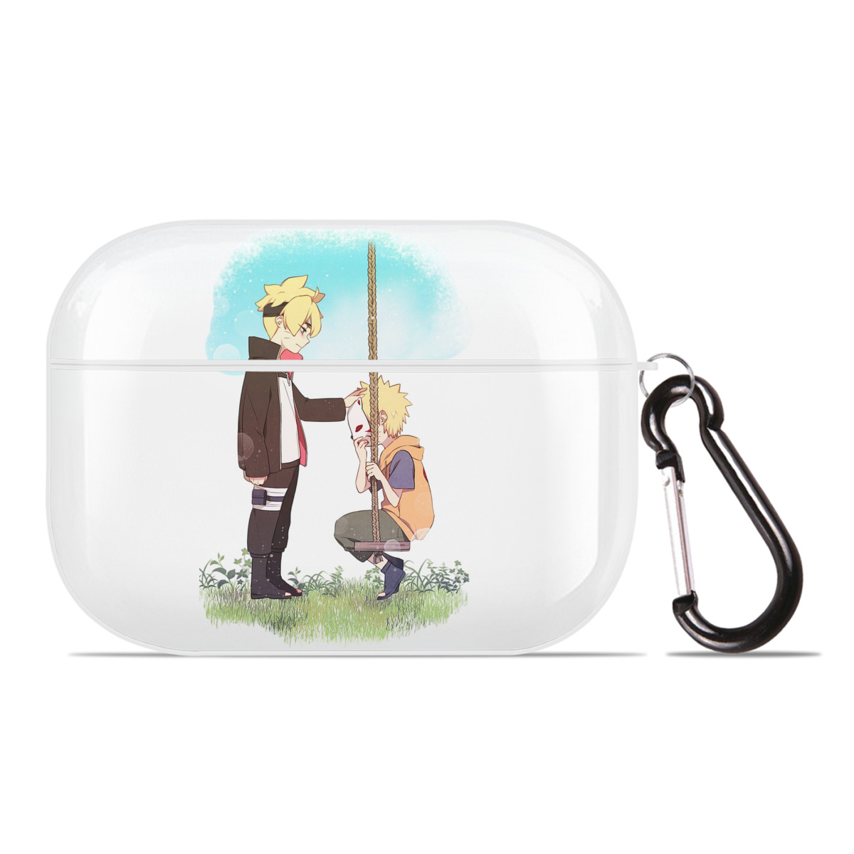 （画像用） NARUTO -ナルト- うずまき ボルト Uzumaki Boruto 【AirPods Pro用】ハードシェル保護ケース 耐衝撃・防指紋・カラビナ付き商品仕様