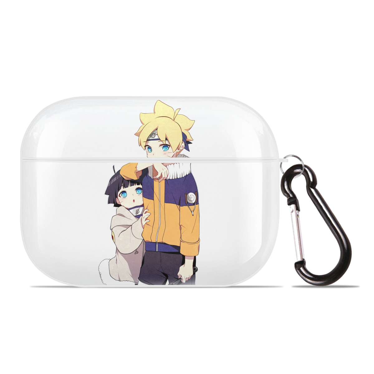 （画像用） NARUTO -ナルト- うずまき ボルト Uzumaki Boruto 【AirPods Pro用】ハードシェル保護ケース 耐衝撃・防指紋・カラビナ付き商品仕様