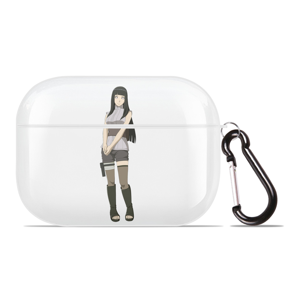 （画像用） NARUTO -ナルト- 日向ヒナタ Hyūga Hinata 【AirPods Pro用】ハードシェル保護ケース 耐衝撃・防指紋・カラビナ付き商品仕様