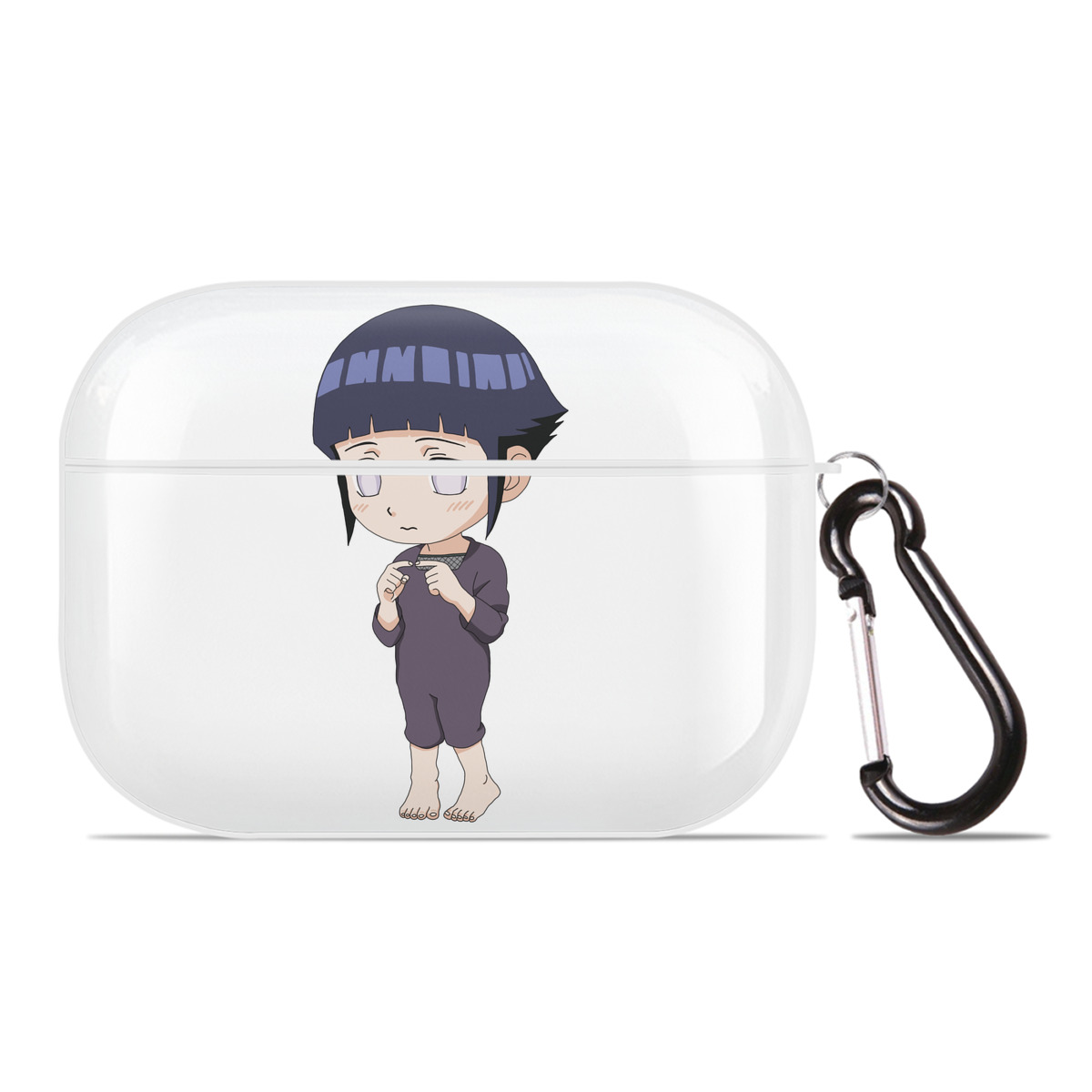 （画像用） NARUTO -ナルト- 日向ヒナタ Hyūga Hinata 【AirPods Pro用】ハードシェル保護ケース 耐衝撃・防指紋・カラビナ付き商品仕様