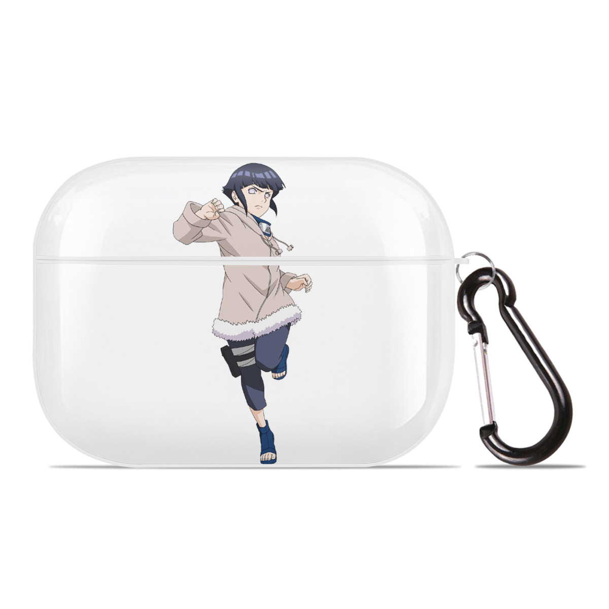（画像用） NARUTO -ナルト- 日向ヒナタ Hyūga Hinata 【AirPods Pro用】ハードシェル保護ケース 耐衝撃・防指紋・カラビナ付き商品仕様