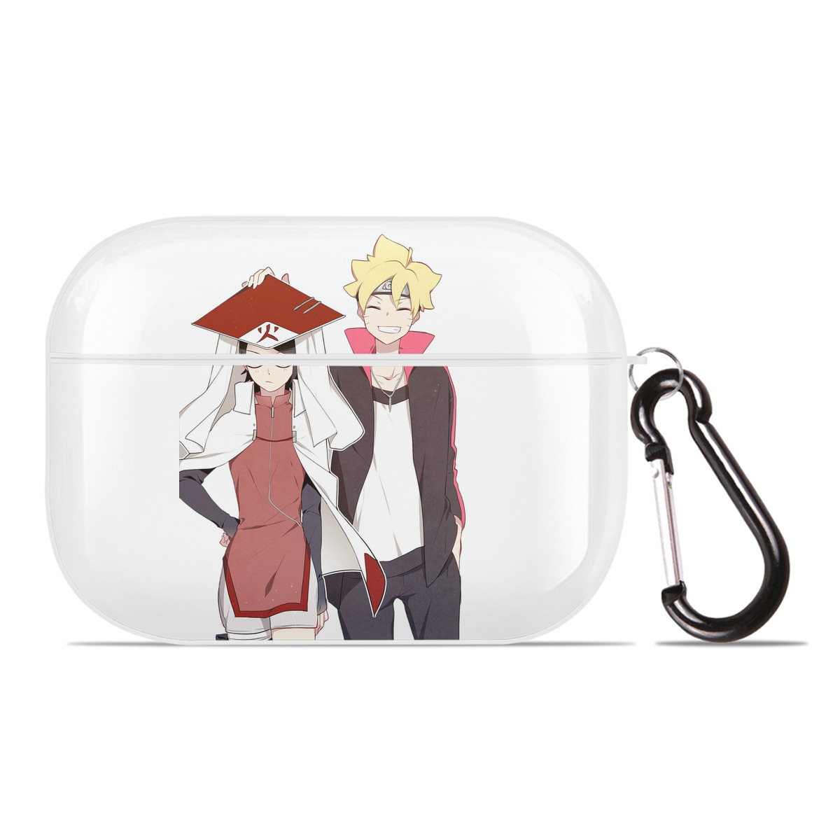 （画像用） NARUTO -ナルト- うちは サラダ Uchiha Sarada 【AirPods Pro用】ハードシェル保護ケース 耐衝撃・防指紋・カラビナ付き商品仕様
