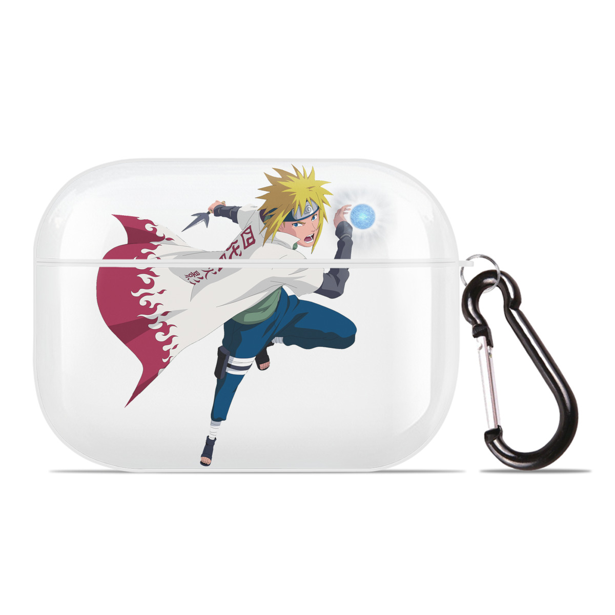 （画像用） NARUTO -ナルト- 波風 ミナト Namikaze Minato 【AirPods Pro用】ハードシェル保護ケース 耐衝撃・防指紋・カラビナ付き商品仕様