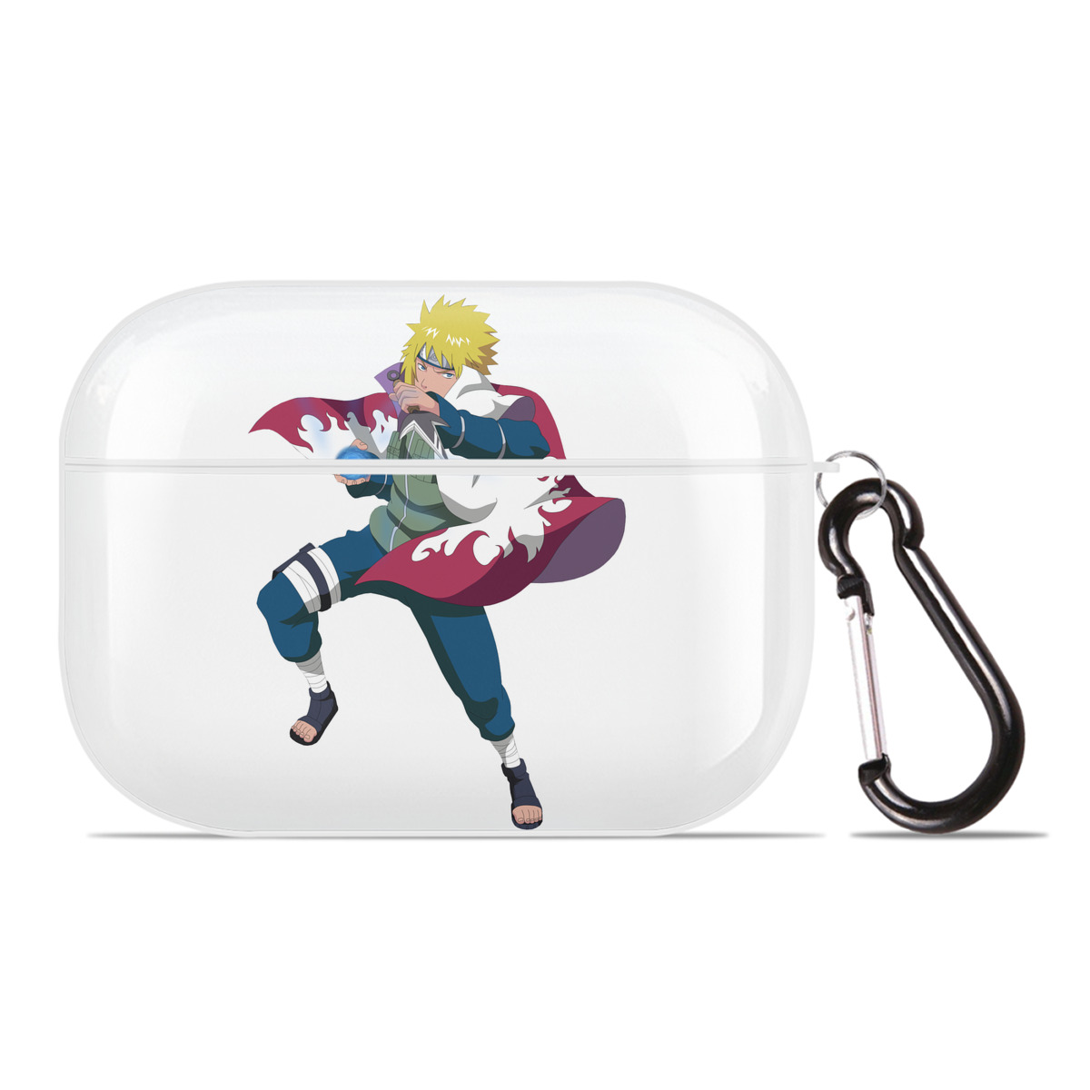 （画像用） NARUTO -ナルト- 波風 ミナト Namikaze Minato 【AirPods Pro用】ハードシェル保護ケース 耐衝撃・防指紋・カラビナ付き商品仕様