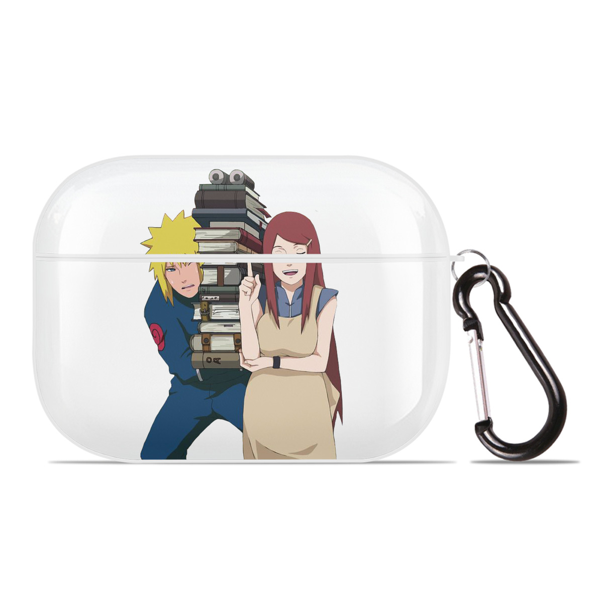 （画像用） NARUTO -ナルト- 波風 ミナト Namikaze Minato 【AirPods Pro用】ハードシェル保護ケース 耐衝撃・防指紋・カラビナ付き商品仕様