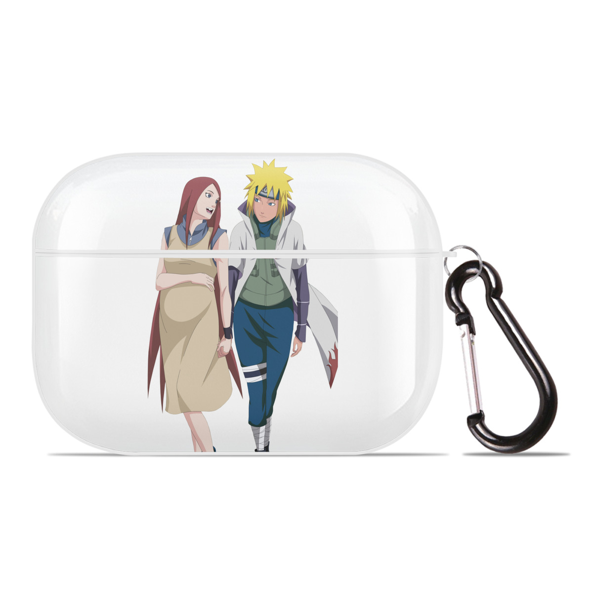 （画像用） NARUTO -ナルト- 波風 ミナト Namikaze Minato 【AirPods Pro用】ハードシェル保護ケース 耐衝撃・防指紋・カラビナ付き商品仕様